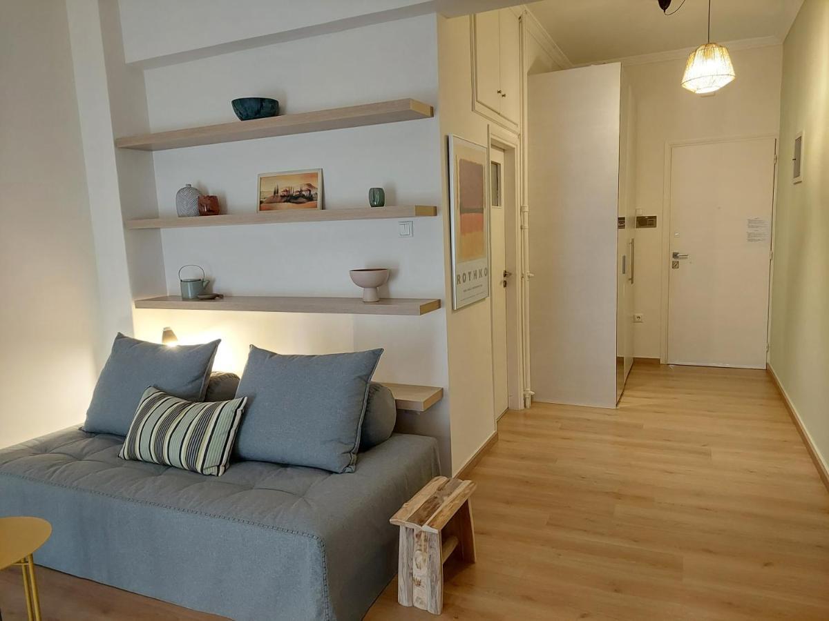 Ferienwohnung Cholargos Metro Station 2 Persons Cozy Studio. Athen Exterior foto